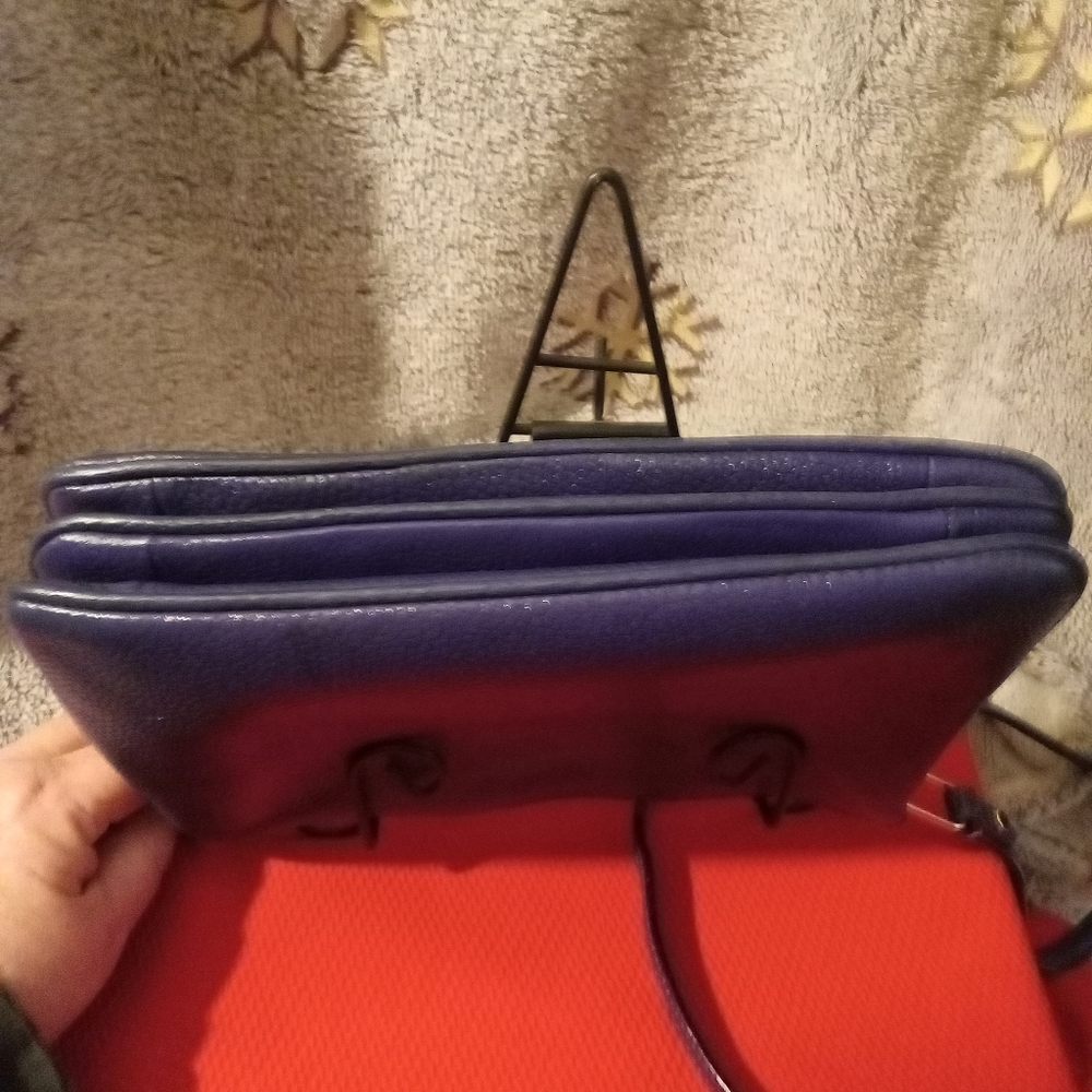 Kate Spade Grape Pebbled Leather Crossbody Bag and Wallet Set EUC - Picture 5 of 16